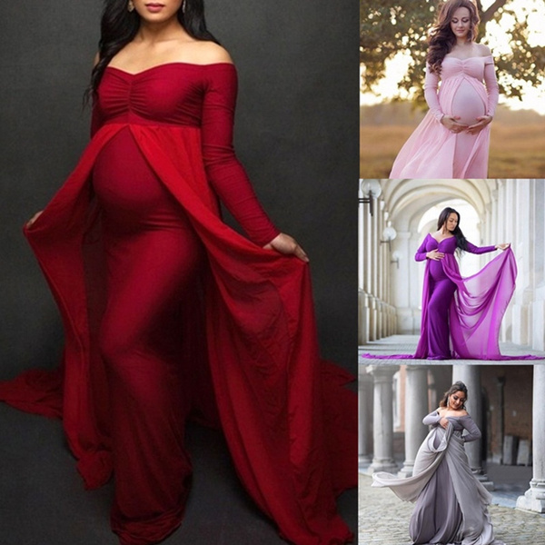Women maternity photoshoot dress, tulle dresses, maternity gown robe by -  Afrikrea