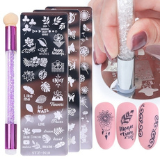 Nails, Stamping, Beauty, Silicone