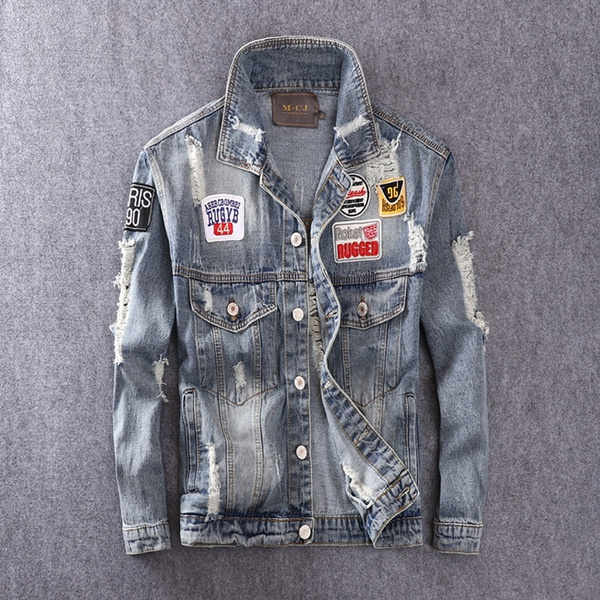 Closeout] VB510 Men's Black Heavy Duty Denim Button Front Jacket – Vance  Leather