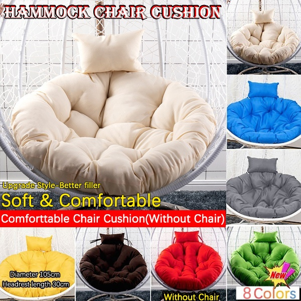 Hanging Egg Chair Cushion Thick Outdoor Hanging Swing Chair Cushion (not  Include The Chair)