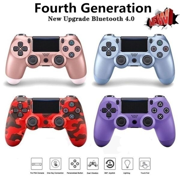 Koncession Aubergine Skriv email Upgrade !! Wireless PS4 Controller Bluetooth Gamepad Joystick for 4 Game  Console PC Steam PS4 Slim PS4 Pro Controller Wireless Gamepad for  Playstation | Wish
