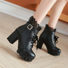 Goth, Lace, punk, gothboot