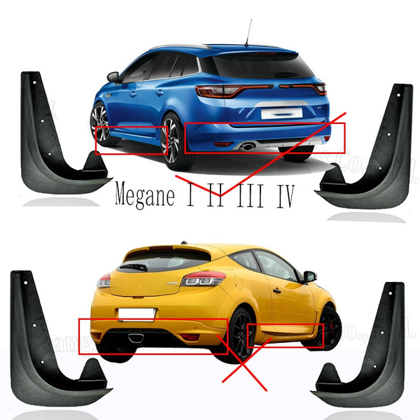 renault megane mud flaps