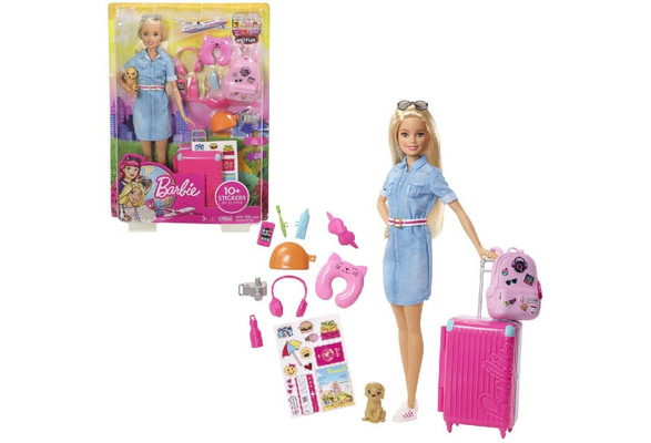 barbie trolley set