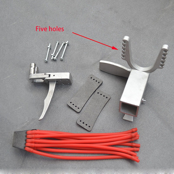 Mechanical slingshot accessories pedal sliding module stainless