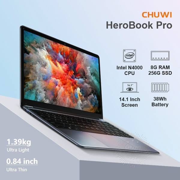 CHUWI HeroBook Pro Intel N4020 CPU 8GB 256GB 14.1 Inch Laptop With
