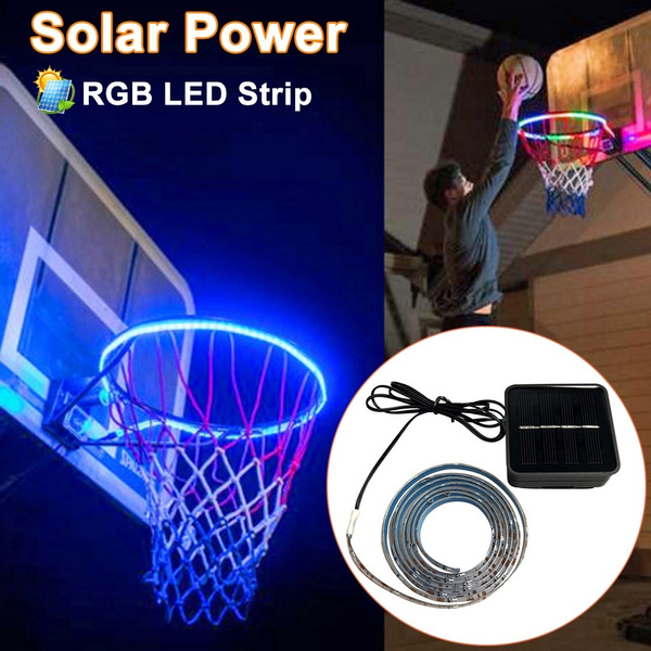 Hoop Light LED Lit Basketball Rim Attachment Helps You Shoot Hoops At Night Lamp 