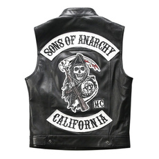 Vest, motorcyclevest, leather, Motorcycle