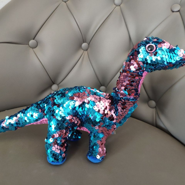 sequin dragon plush