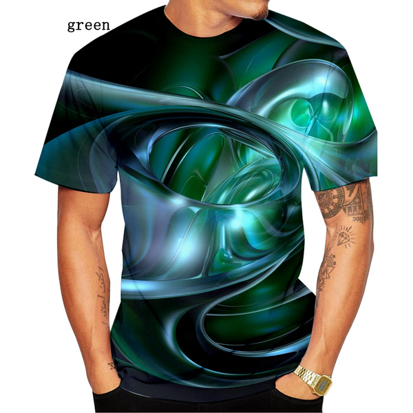 New Fashion Newest 3D Printing Vertigo Hypnotic T-Shirt Unisxe Funny ...