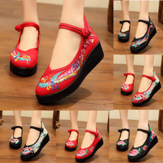 chinesestyle, Sandals, Flats shoes, Chinese