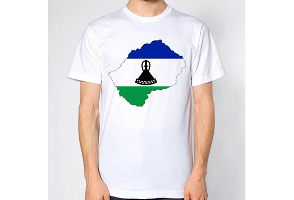 Lesotho New T-Shirt Country Flag Top City Map