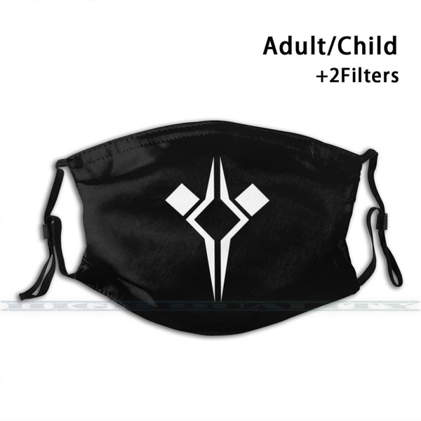 Ahsoka Emblem 3d Print Reusable Mouth Mask Washable Filter Anti Dust