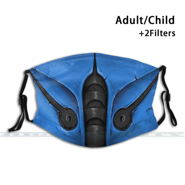 sub zero mortal kombat face mask