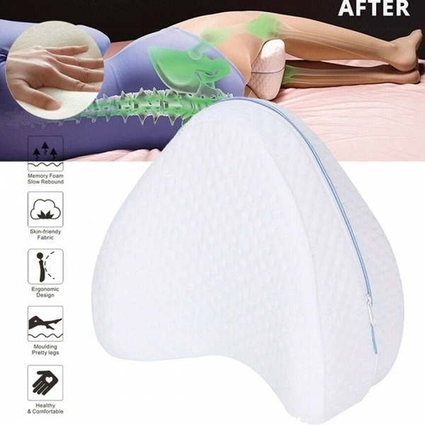 Memory Foam Leg Pillow for Legs & Knee Support Wedge Orthopedic Shaping  Sciatica Joint Pain Relief Leg Pad Support Cushion