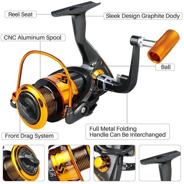 Tackle Accessories Spinning Reel Fishing Wheel Fishing Reel Spinning Wheels 
