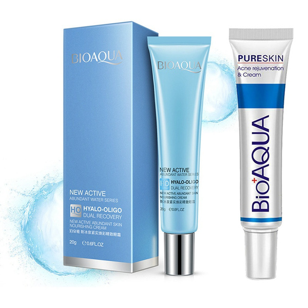 Bioaqua 2 Pcs Care Cream 1 Pcs Pure Skin Face Care Cream Acne Health Scar 1 Pcs Firming Ageless Eye Cream Whitening Moisturizing Wish