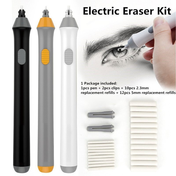 School and Office Supplies Electric Eraser Sketch Writing Drawing Electric  Eraser