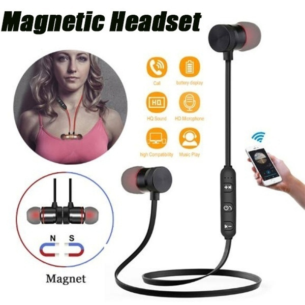 Auricolare Bluetooth 5.0 Magnetico Wireless Bluetooth Auricolare In-Ear  Riduzione del rumore con microfono per iPhone Android | Wish