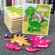 kids, dinosaurjigsaw, Toy, dinosaurpuzzle
