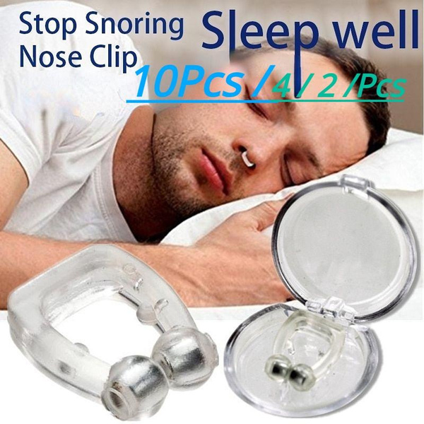 10Pcs / 4Pcs / 2Pcs ANTI-SNORING DEVICE,MAGNETIC NOSE CLIP, Sleep Tray ...