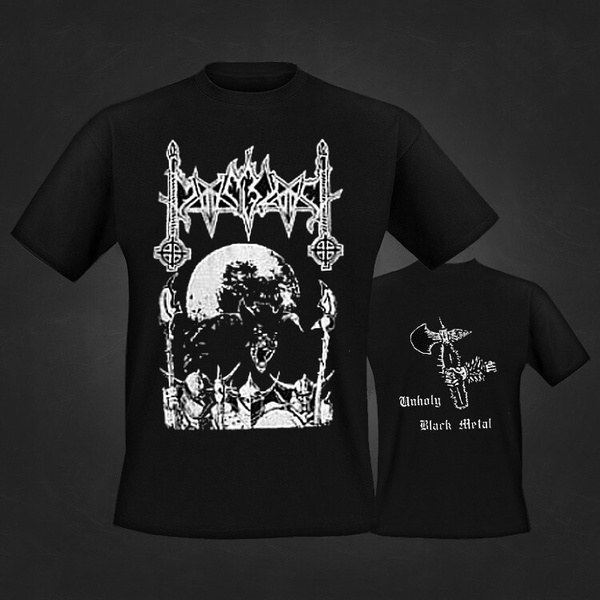 black metal tee