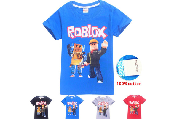 Roblox Game Cartoon T Shirt Children S Casual Summer Wear Cool Short Sleeve T Shirt Wish - roblox wheel kids t shirt by lovegames redbubble