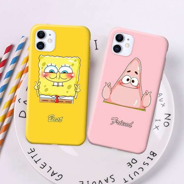 BeST Friend Spongebob Phone Case for Samsung Galaxy A51 A71 A30 A20E S20 S10 S9 S8 Plus Note10 Note9 Note8 Cover for iPhone 11 Pro XS Max XR 7Plus ...