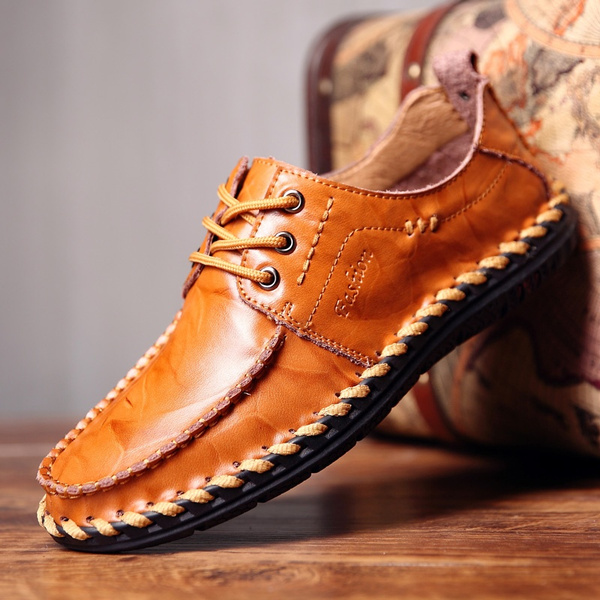 Men s casual leather shoes