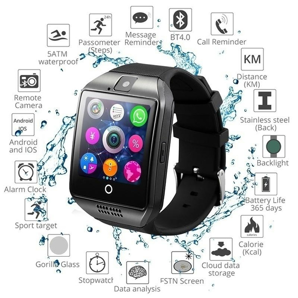 Q18 smartwatch cheap from wish