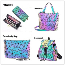 rainbow, Holographic, Bags, Backpacks