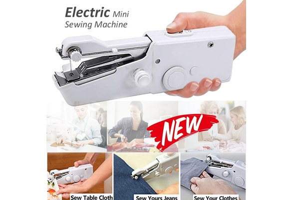 Mini Handheld Stitch Household Portable Modern Travel Home Electric Sewing  Machine(Style1:Manual Sewing Machine / Style2:Electric Sewing Machine)