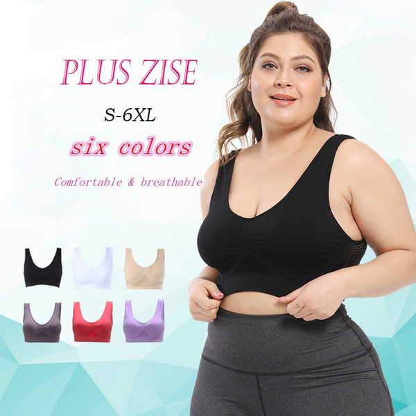 Plus Size Seamless Bra With Pads Easy Comfort Bra Active Everyday
