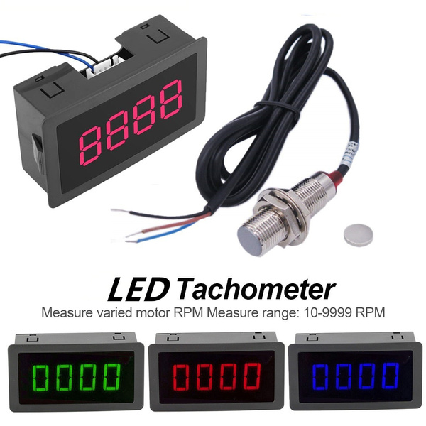 Contagiri Digitale LED Per Motori - Tachimetro RPM Con Sensore Hall 110V/220V - Foto 8