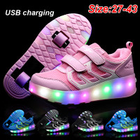 heelys with two wheels and lights