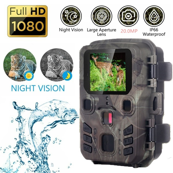 New Mini 20MP Trail Game Camera HD 1080P Waterproof IR Hunting Scouting ...