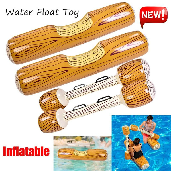 Lv. life Wood Shape Water Sport Float Inflatable Log Toy for