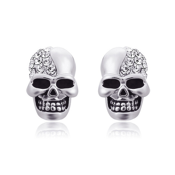 Exquisite 925 sterling silver Skull 