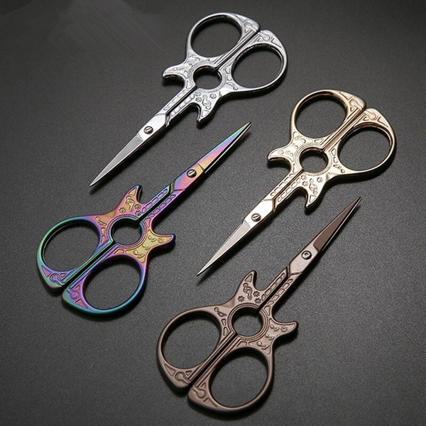 Cross Stitch Retro Classic Vintage Scissors Antique Embroidery