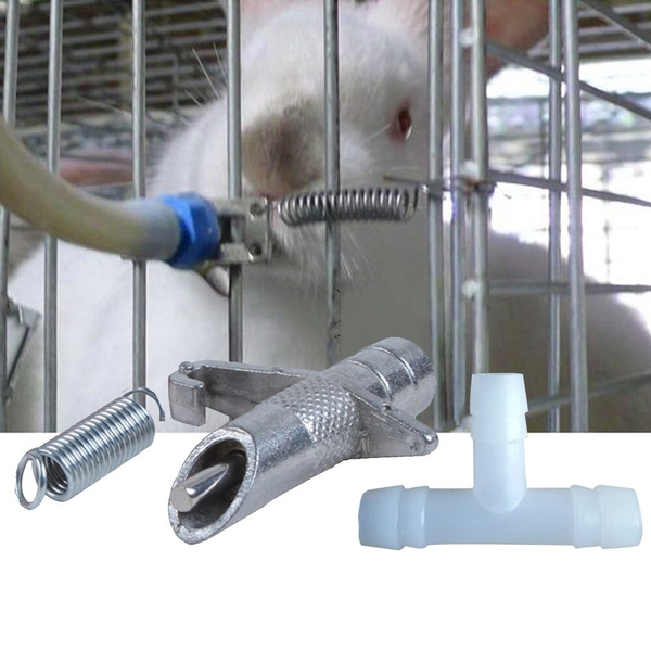 automatic nipple water feeder for rabbit
