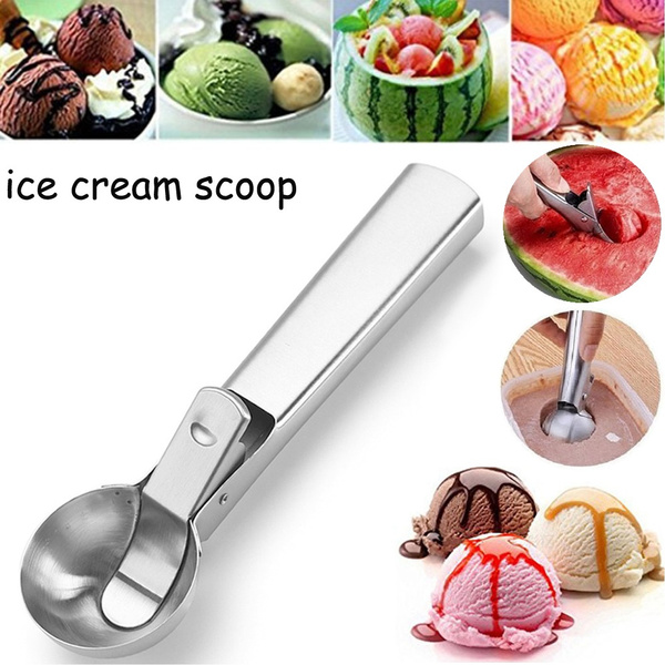 Stainless Steel Ice Cream Scoop with Trigger Release for Ice Cream/for  Frozen Yo