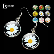 Beautiful, Flowers, Dangle Earring, silver earrings for women