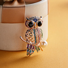 Owl, brooches, Cosplay, Colorful