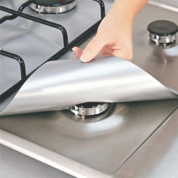 Estufa De Gas Reutilizable Cubierta Protectora De Superficie plata Estufa De Gas Reutilizable Cubierta Protectora De Superficie plata