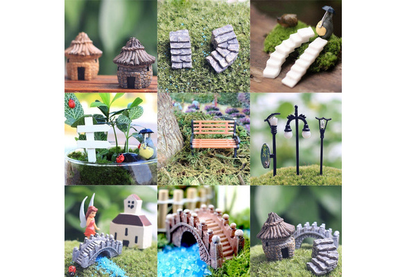 DIY Miniature Fairy Garden Ornament Dollhouse Accessories Decor Craft tree stump DIY Miniature Fairy Garden Ornament Dollhouse Accessories Decor Craft tree stump
