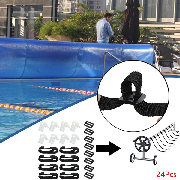 Hot Pool Cover Roller Attachment Straps Nylon Strap Buckles Attachment
