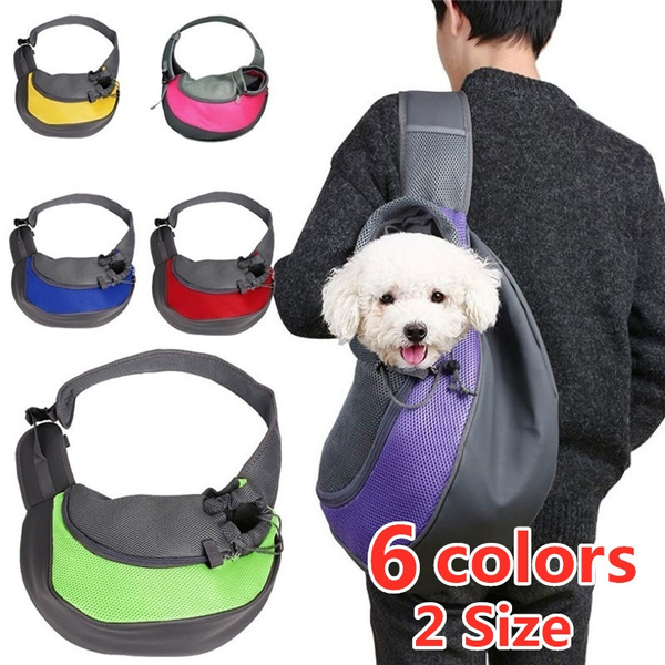 Pet bag Puppy Crossbody Carrier Bag Outdoor Travel Dog Shoulder Bag ...