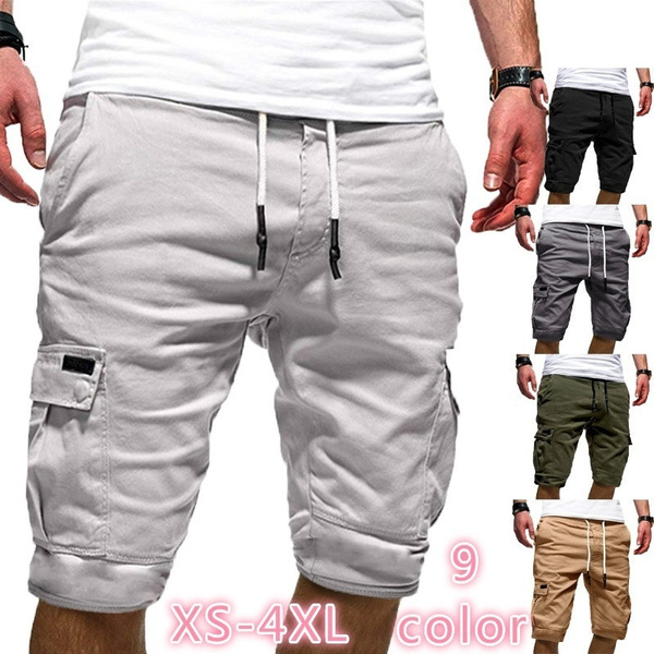 2023 Summer New Japanese Style Large Size Thin Shorts Men Loose Knee Cargo  Shorts Hip Hop Streetwear Male Short Trousers - AliExpress