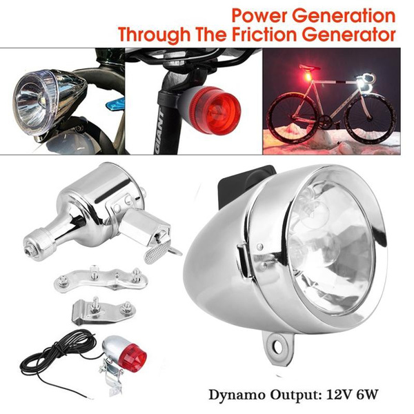bicycle headlight generator