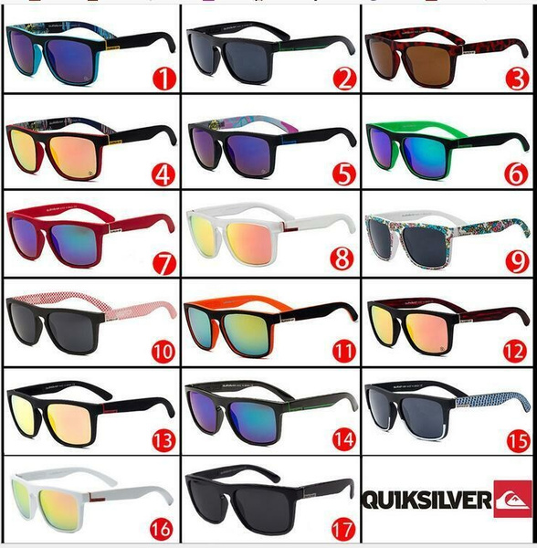 HOT With Box QuikSilver 17 Colors Stylish Men Women Outdoor Sunglasses  UV400